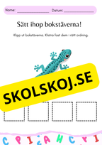 Sätt ihop stavelserna!