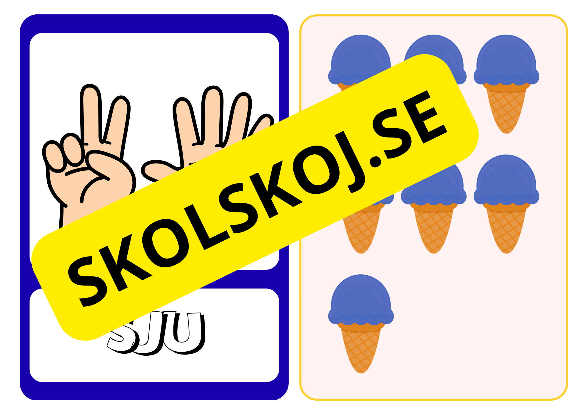 Sifferkort 1–10