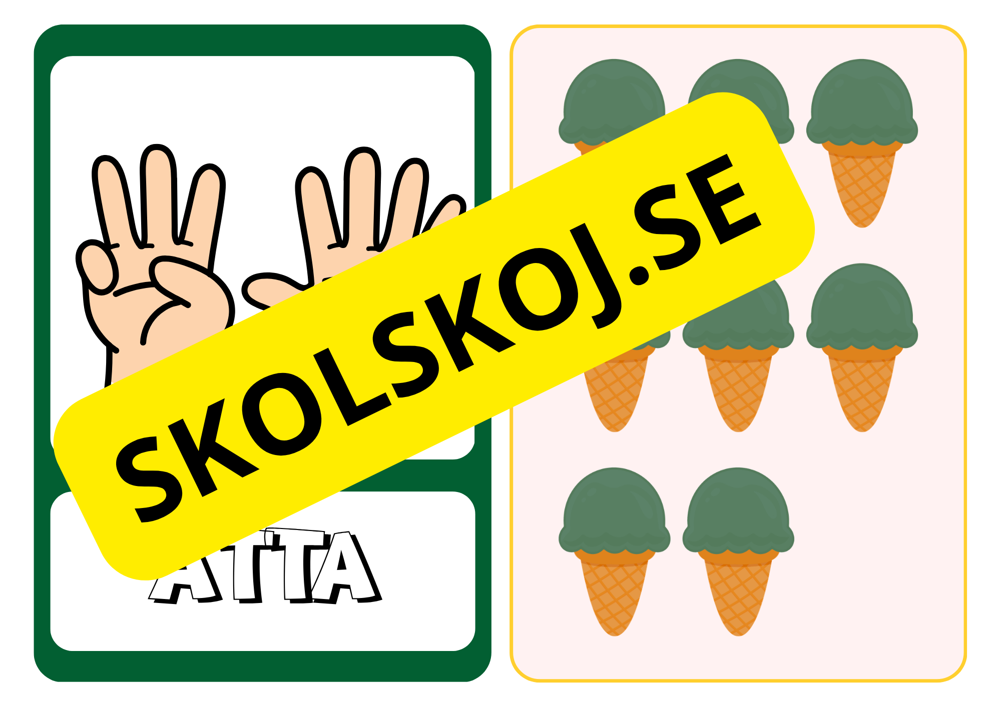 Sifferkort 1–10