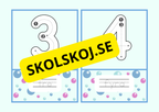 Siffror – stava och skriv – A5-format