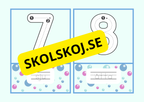 Siffror – stava och skriv – A5-format