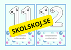 Siffror – stava och skriv – A5-format