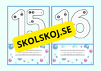 Siffror – stava och skriv – A5-format