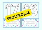 Siffror – stava och skriv – A5-format