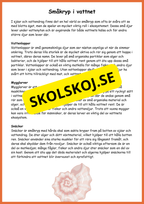 Sjöar och vattendrag - Årskurs 4 - 5