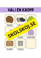 Skapa ett eget djur - Djurs anpassningar