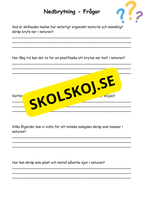 Skogen - Nedbrytning - Årskurs 4 - 6