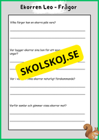 Skogens djur - Ekorren Leo