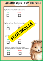 Skogens djur - Häfte