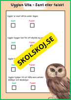 Skogens djur - Häfte