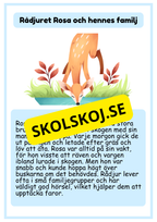 Skogsdjur - Läsförståelse - Årskurs 1 - 3