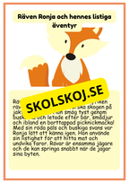 Skogsdjur - Läsförståelse - Årskurs 1 - 3