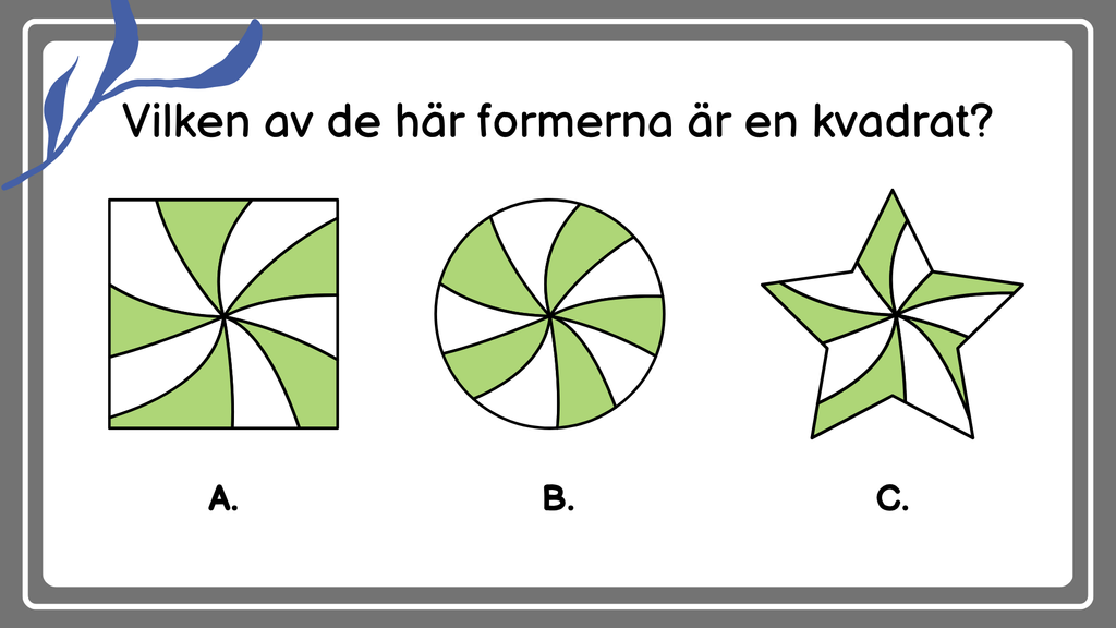 Skoj med former - Frågesport (38 sidor)