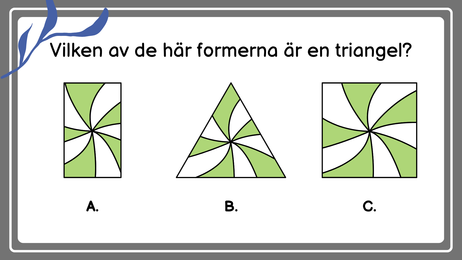 Skoj med former - Frågesport (38 sidor)