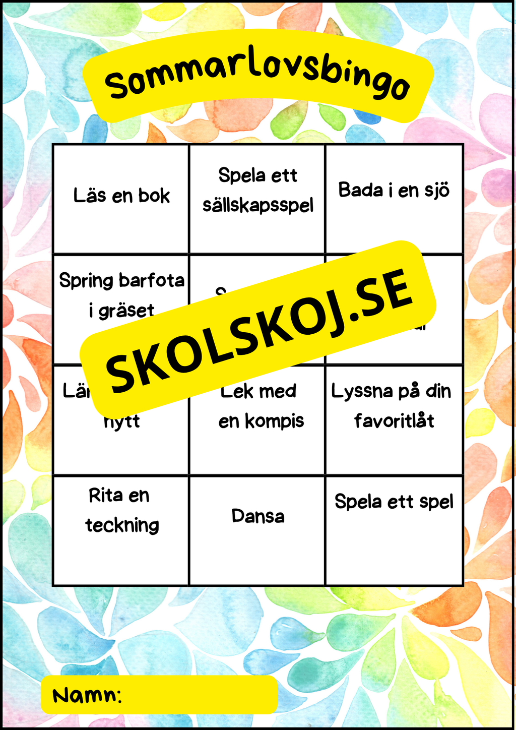 Skolavslutningspaket