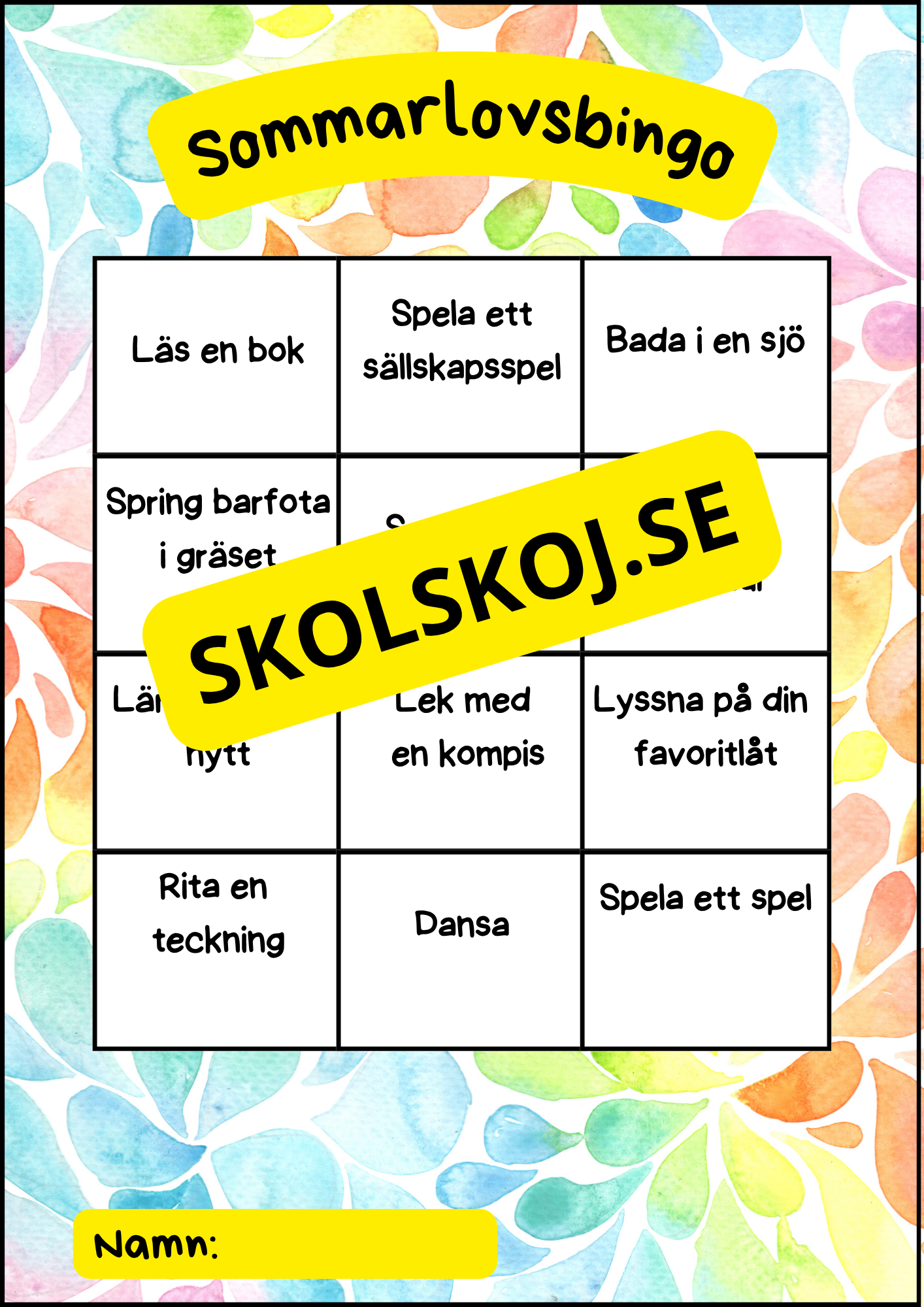 Skolavslutningspaket