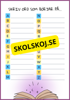 Skolstart - Vi är tillbaka