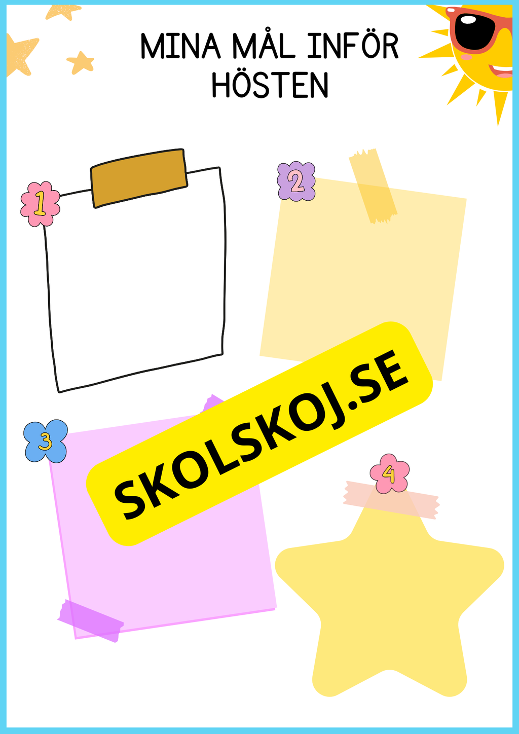 Skolstart - Häfte