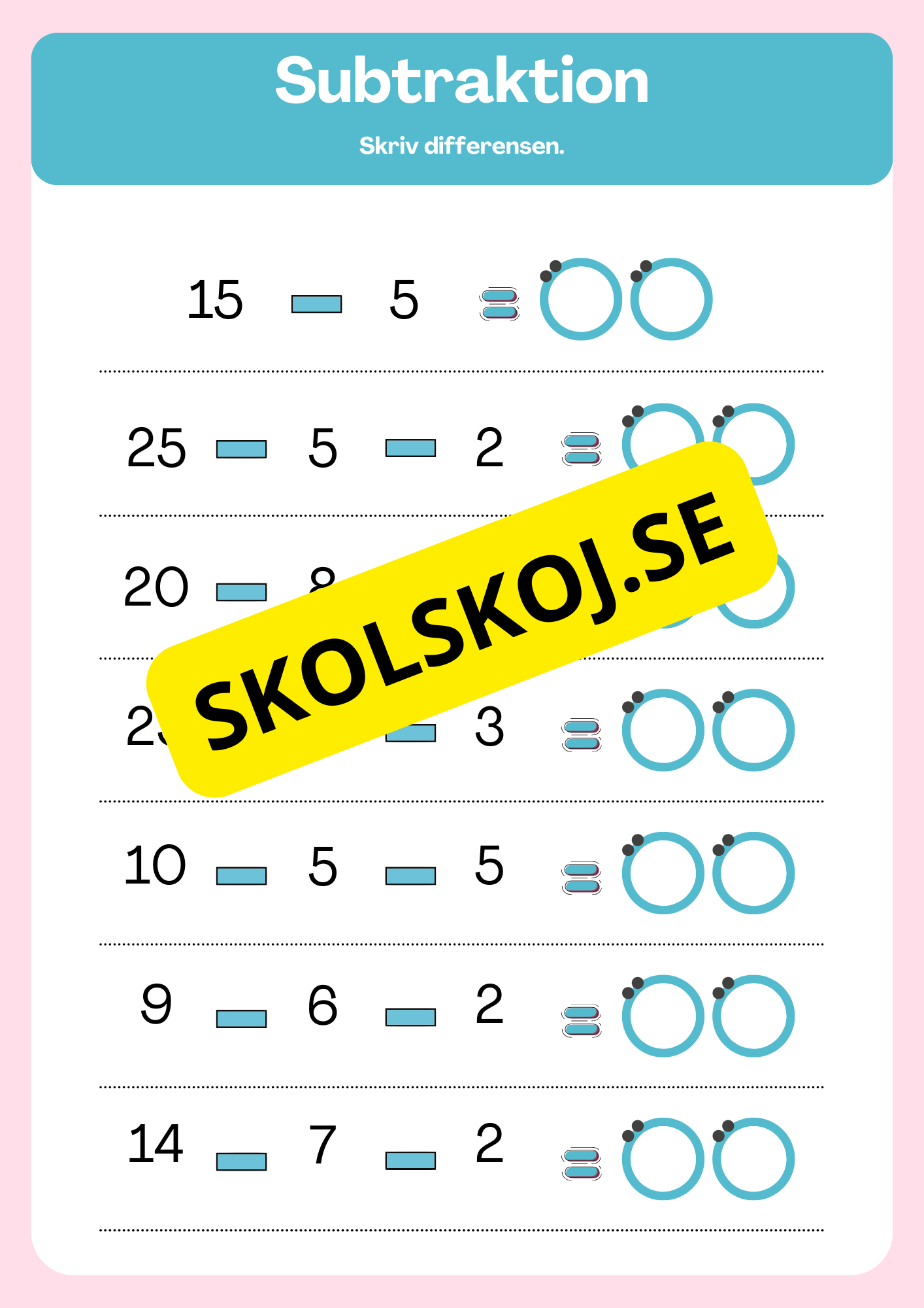 Skolstart - Matte