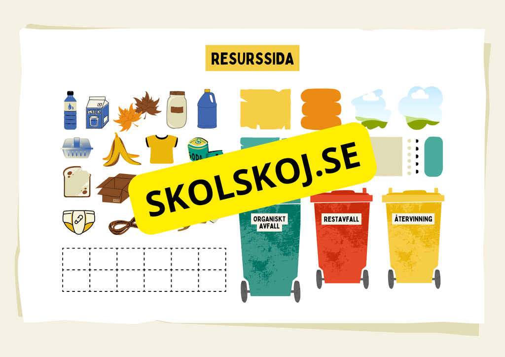 Skräp eller skatt? – Källsortering