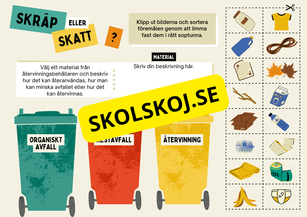 Skräp eller skatt? – Källsortering