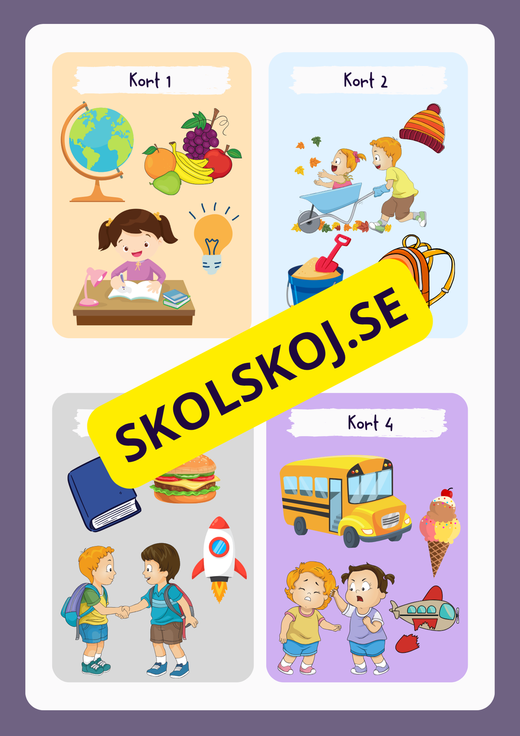 Skriv en berättelse med hjälp av kort