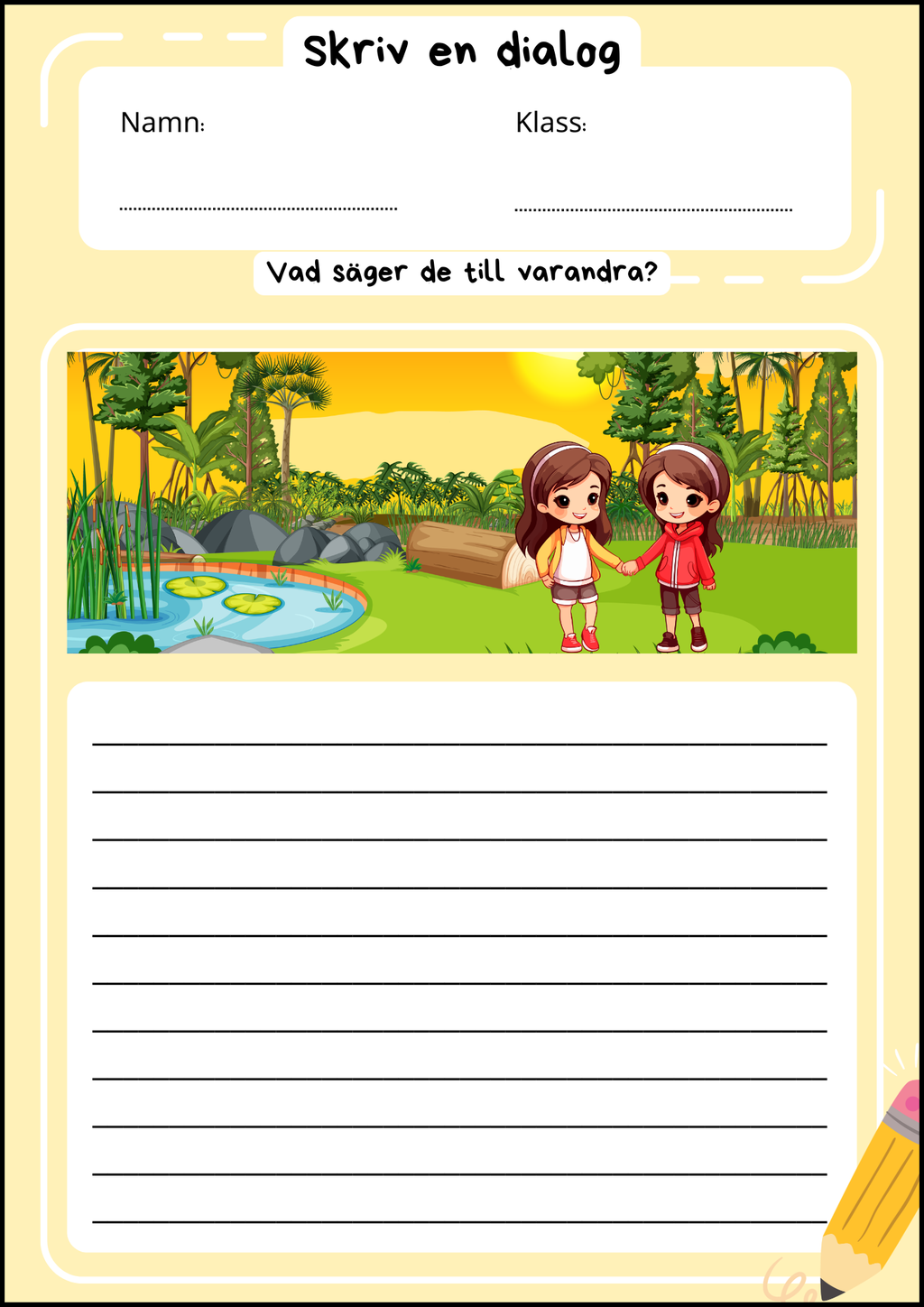 Skriv dialog
