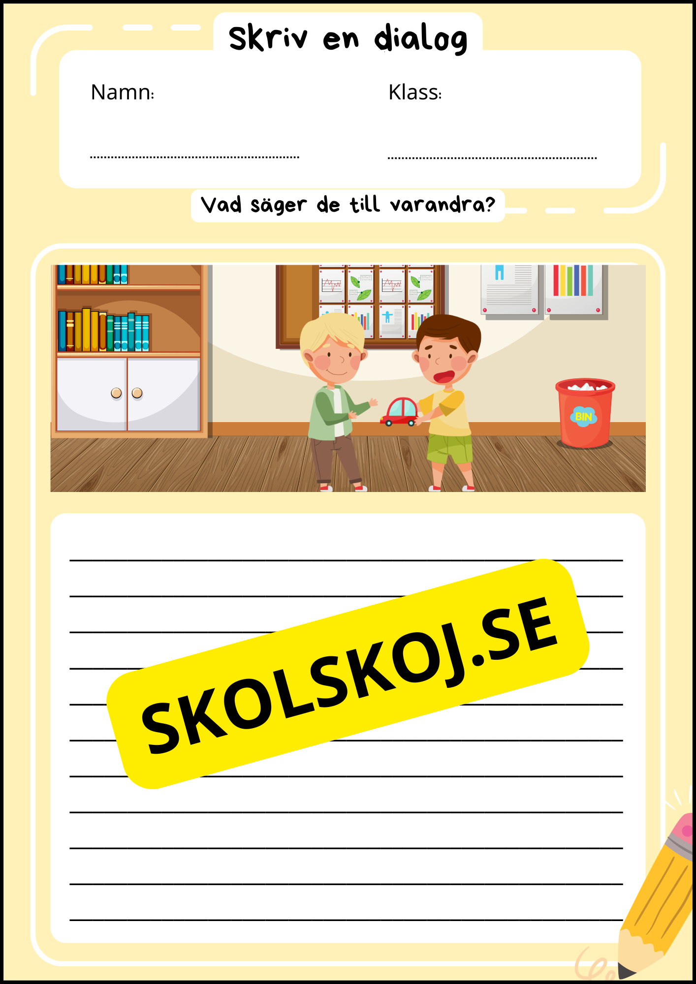 Skriv dialog
