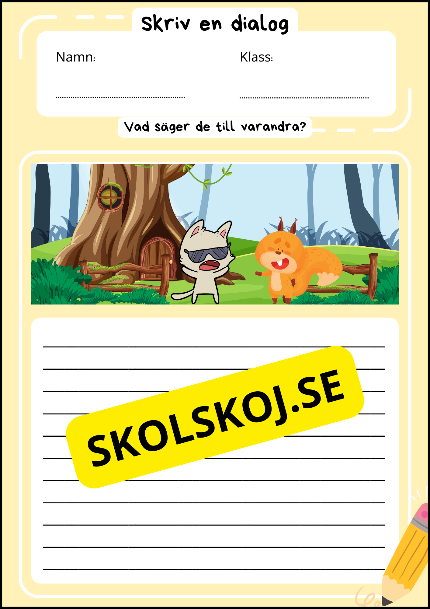 Skriv dialog