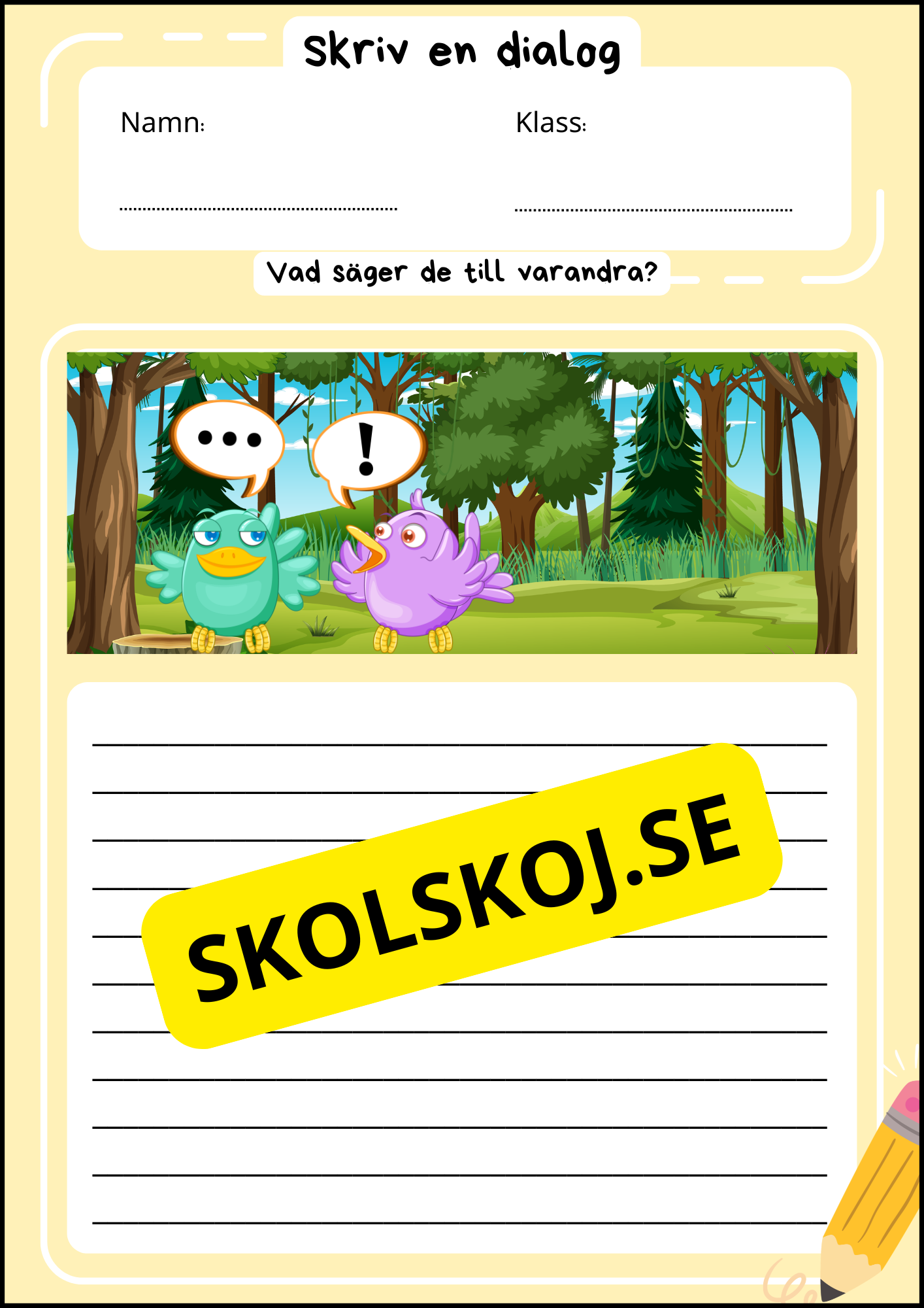Skriv dialog