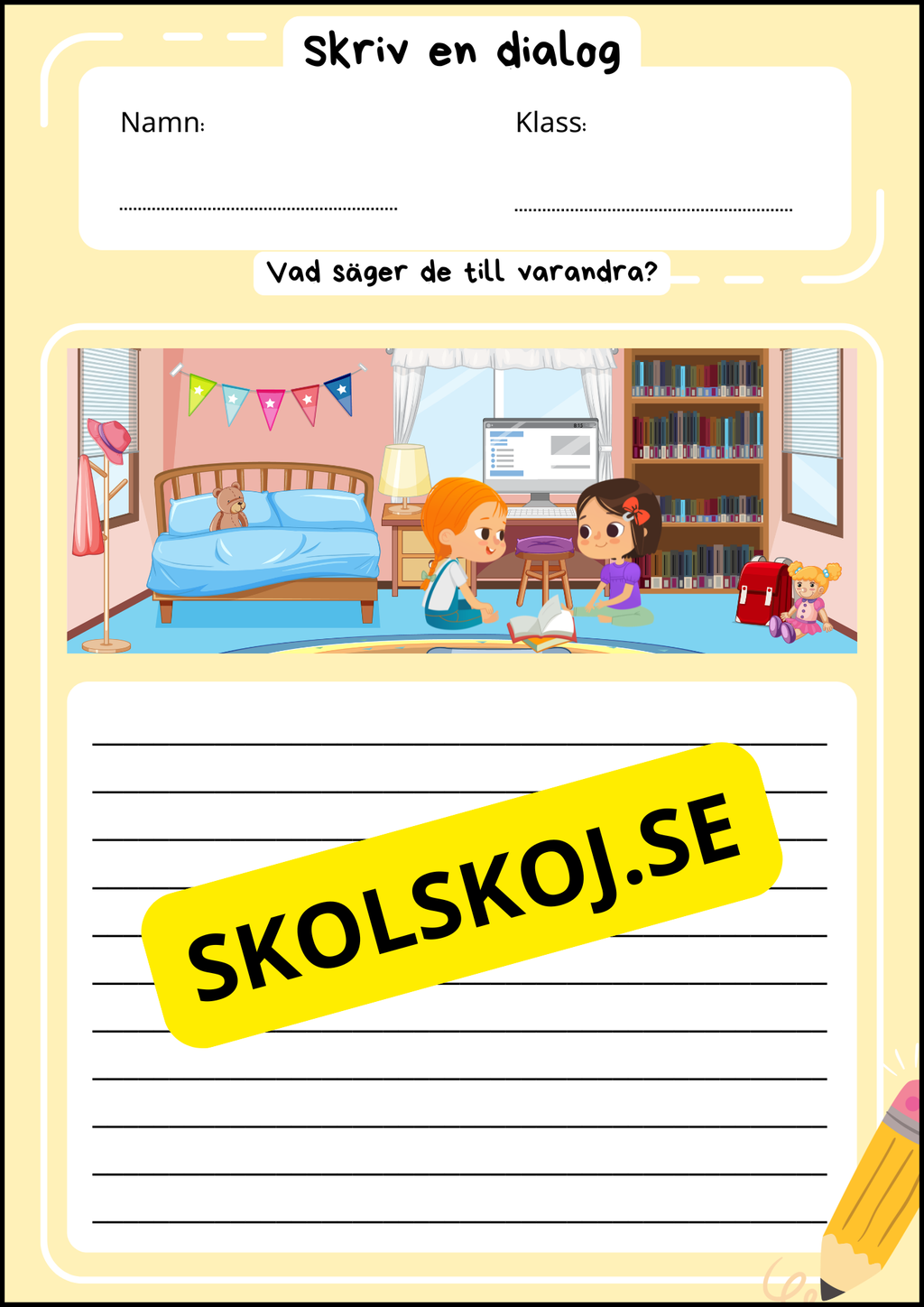 Skriv dialog