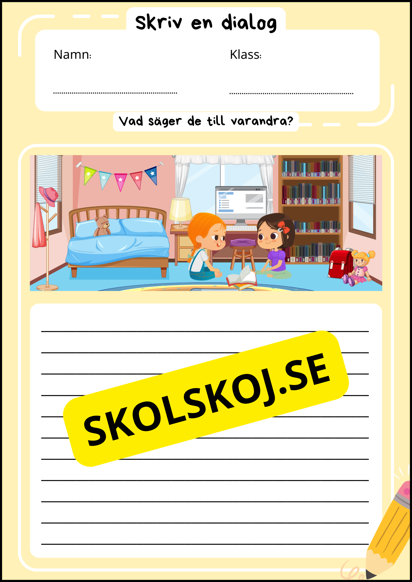 Skriv dialog
