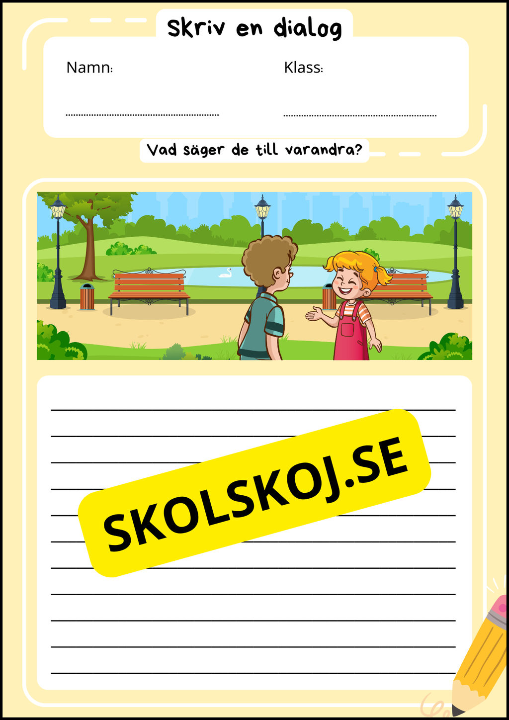 Skriv dialog