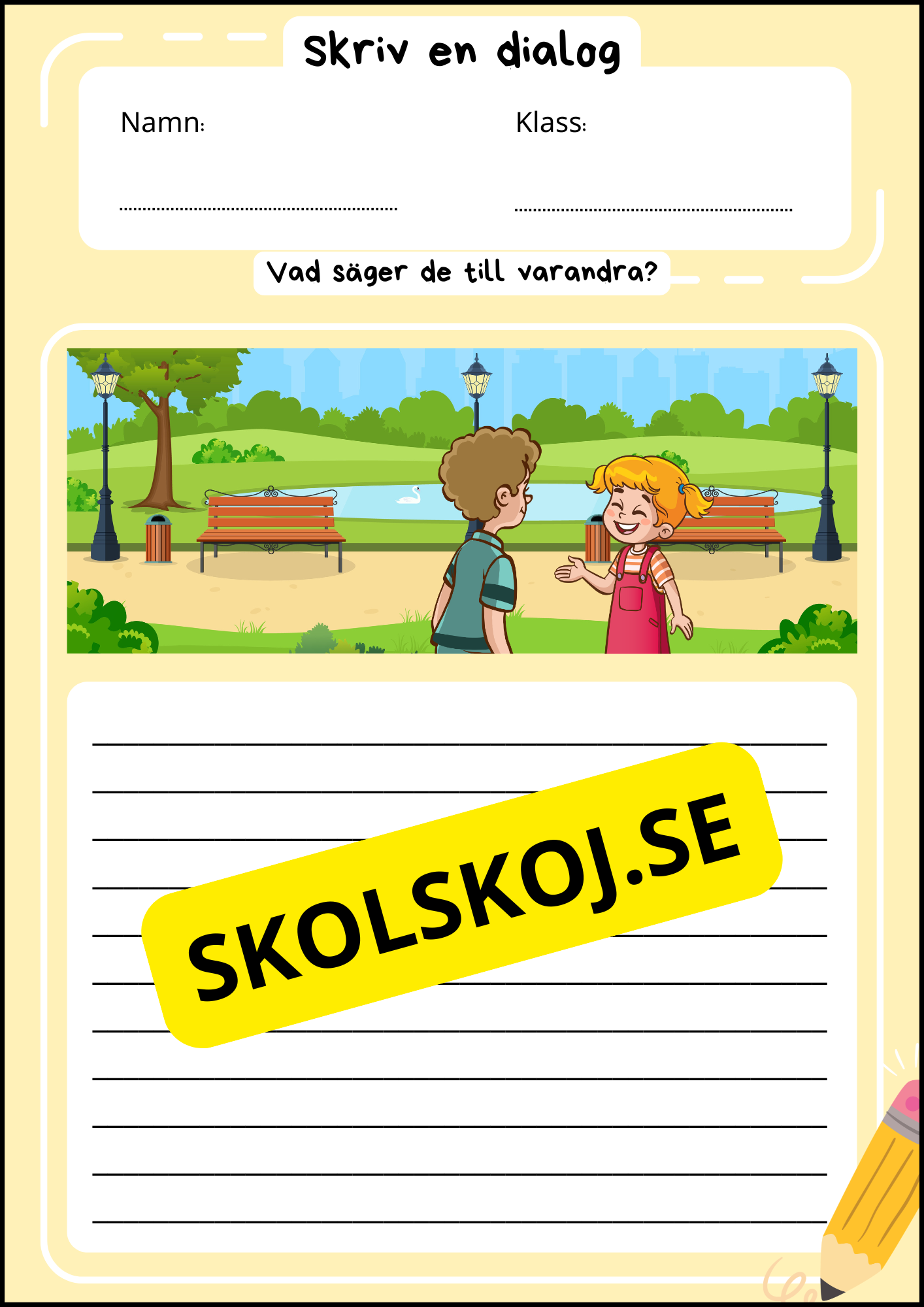 Skriv dialog