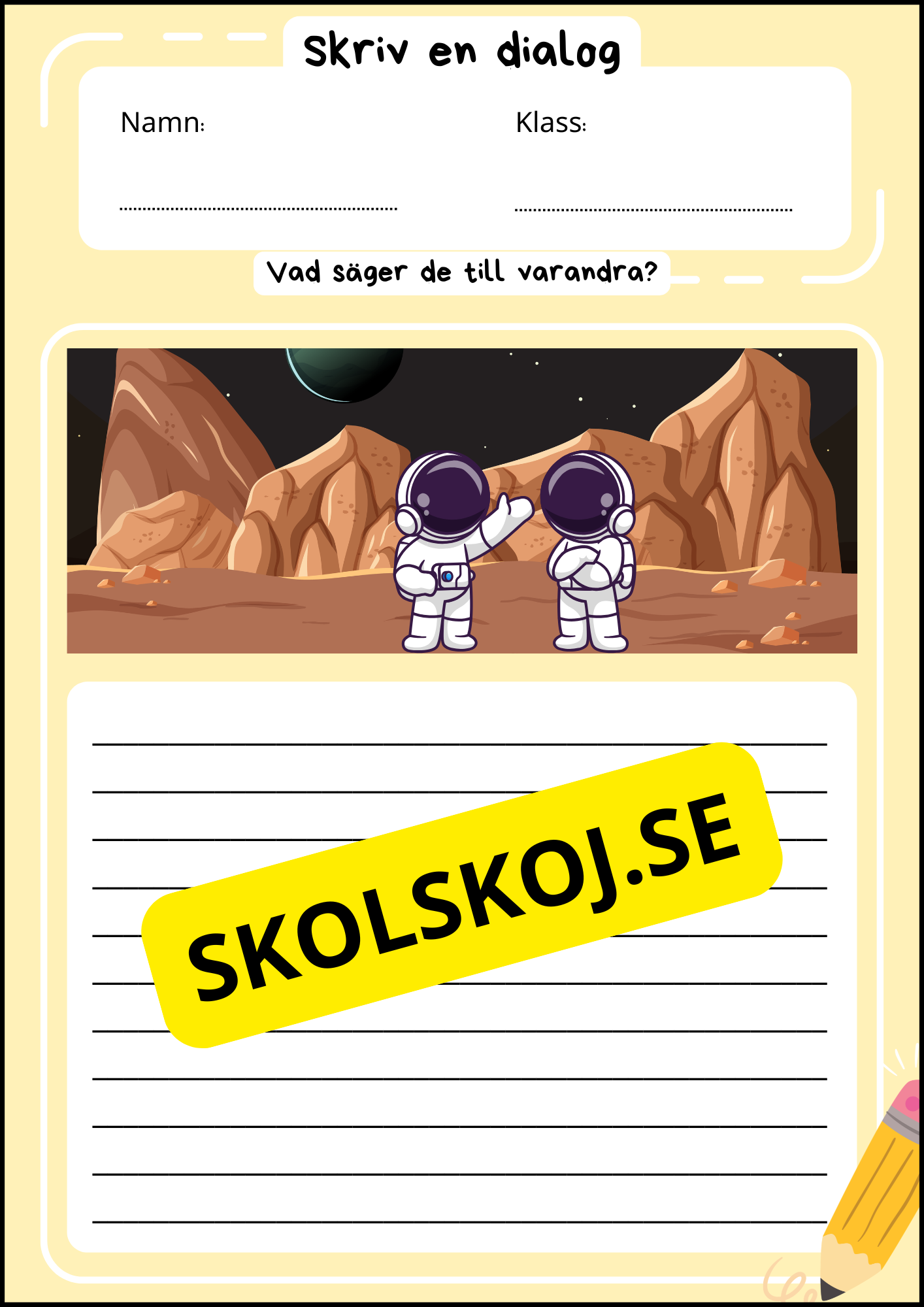 Skriv dialog