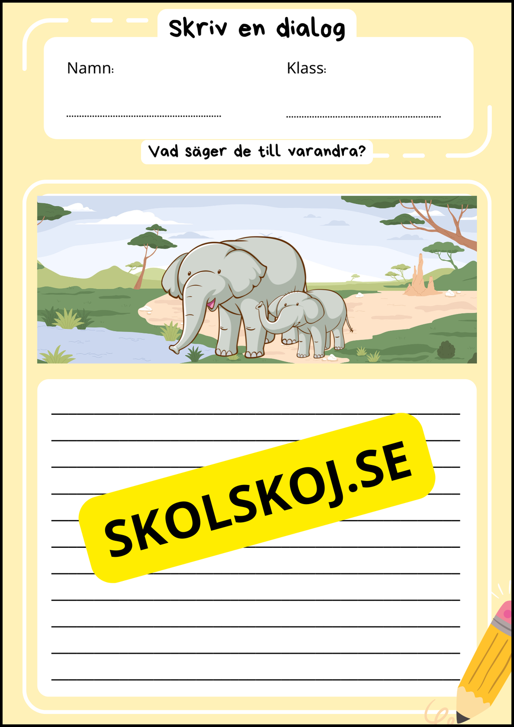 Skriv dialog