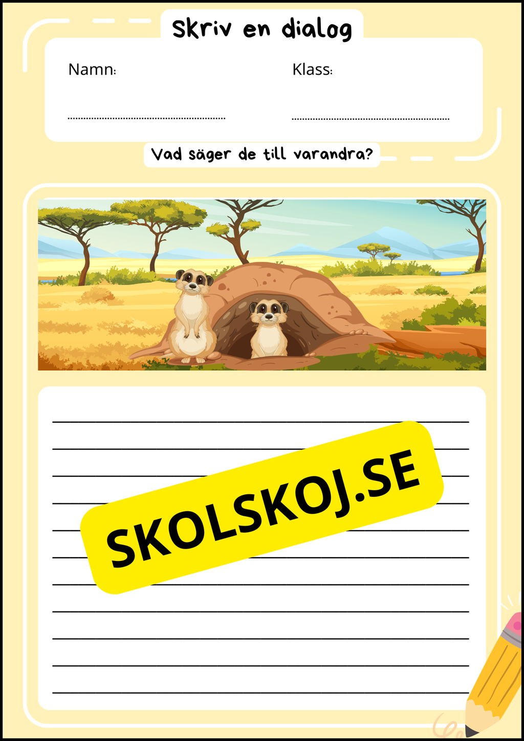 Skriv dialog