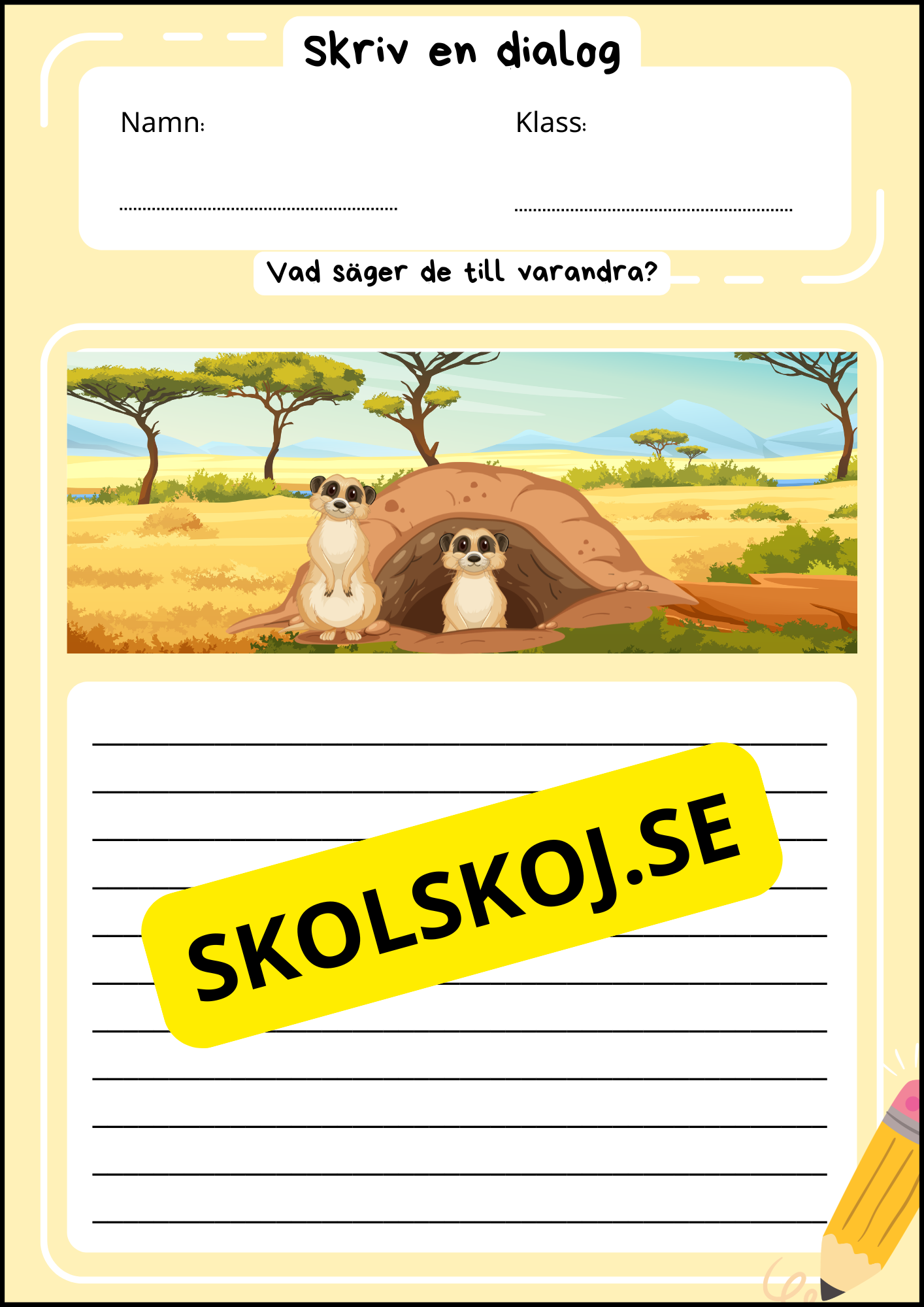 Skriv dialog