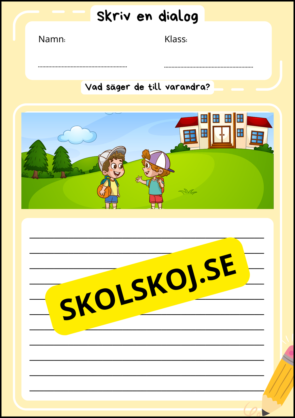 Skriv dialog