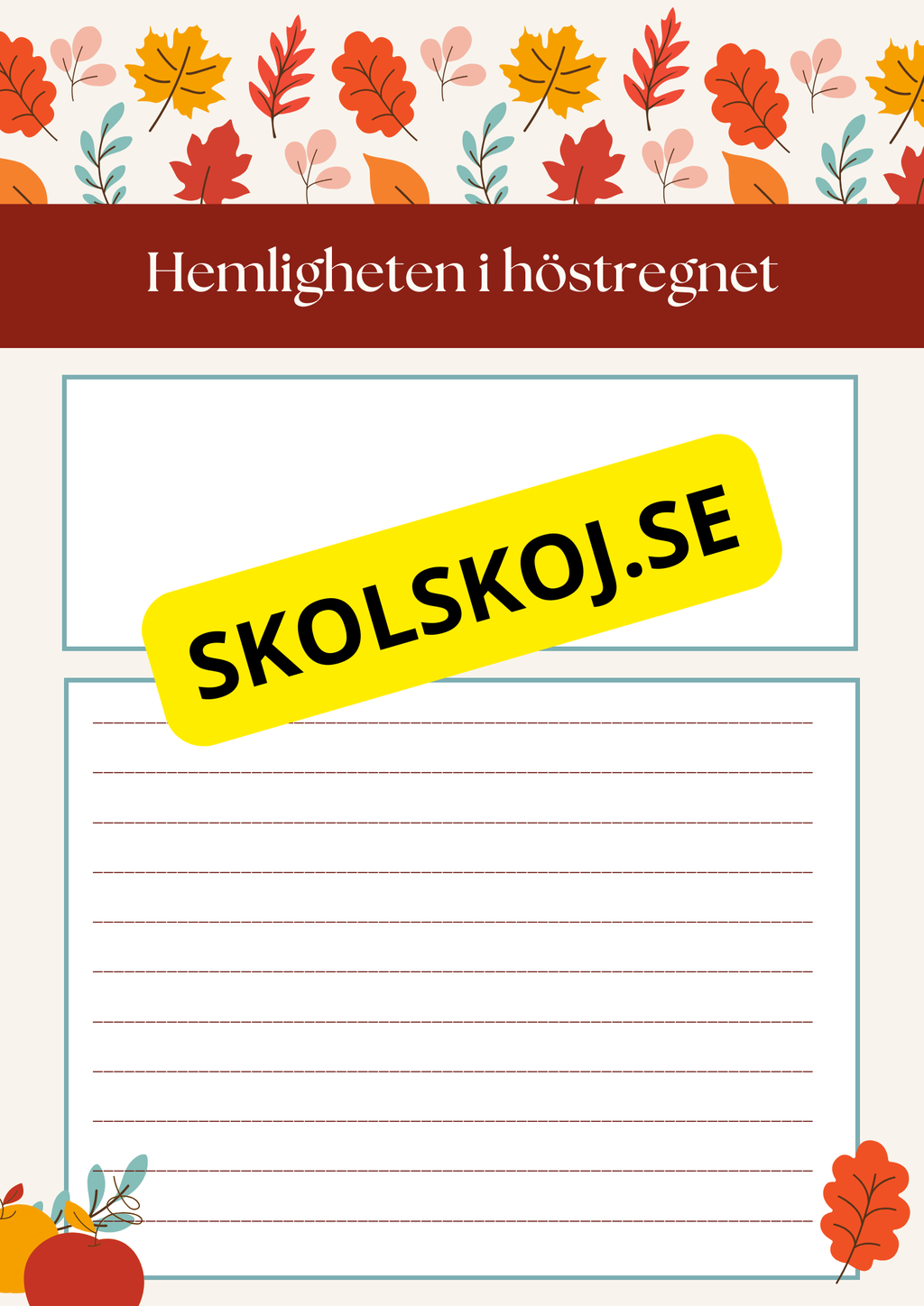 Skriv en höstberättelse (20 st)
