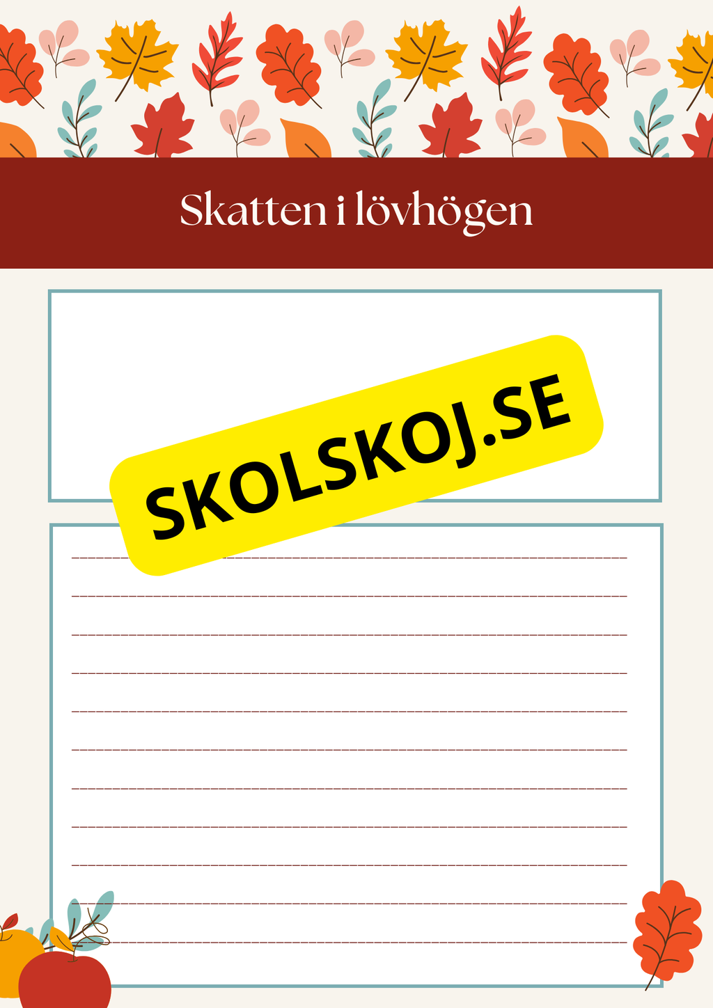 Skriv en höstberättelse (20 st)