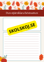 Skriv en höstberättelse (20 st)