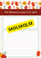 Skriv en höstberättelse (20 st)