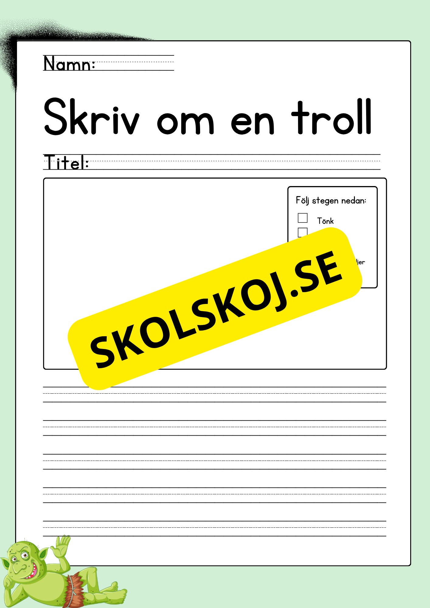 Skriv korta berättelser