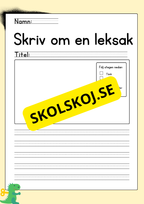 Skriv korta berättelser