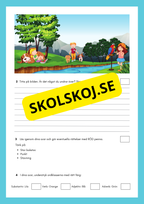 Skriv meningar till bilden - Årskurs 3 - 6