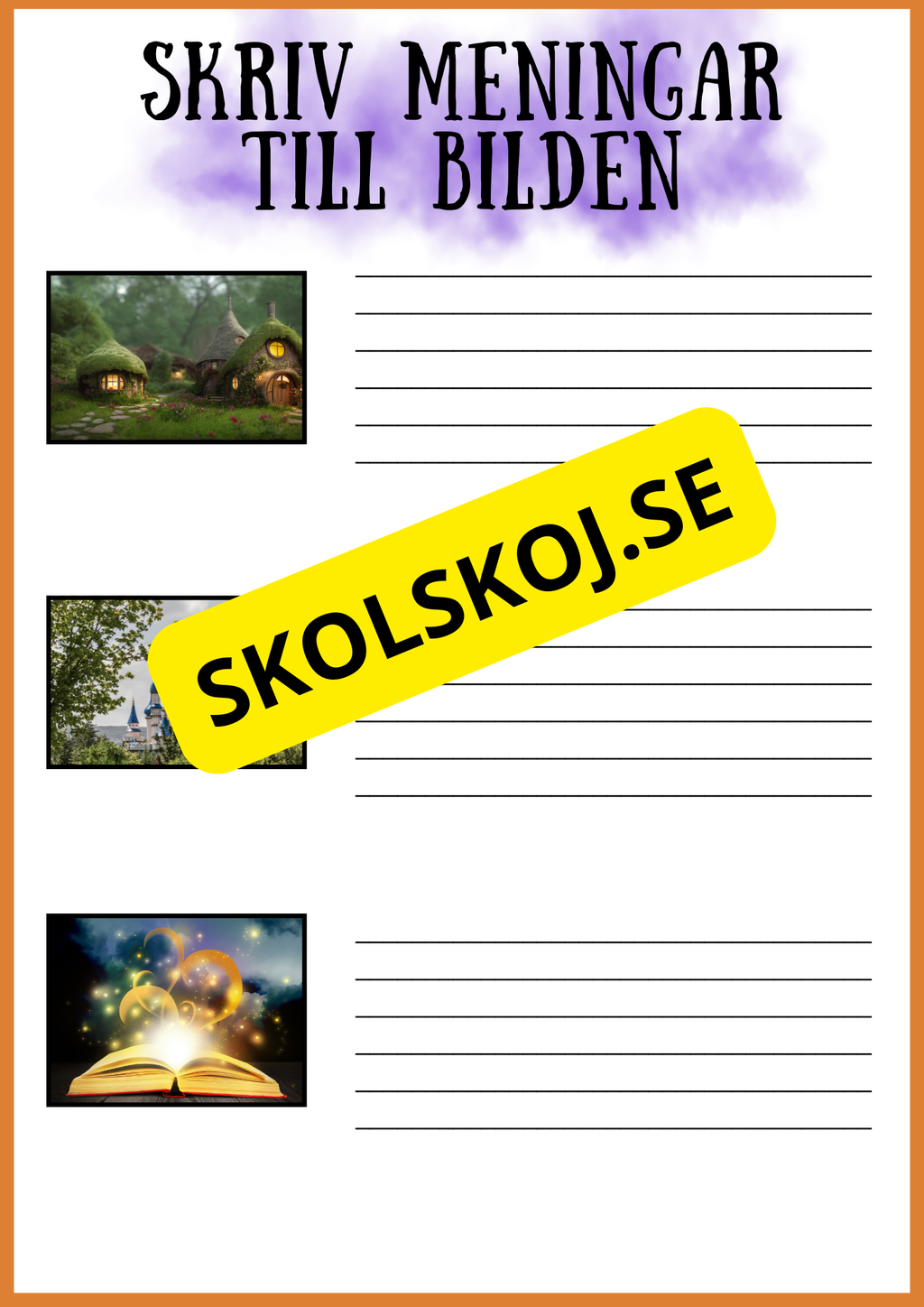 Skriv meningar till bilden