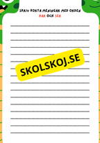 Skriva ord och meningar