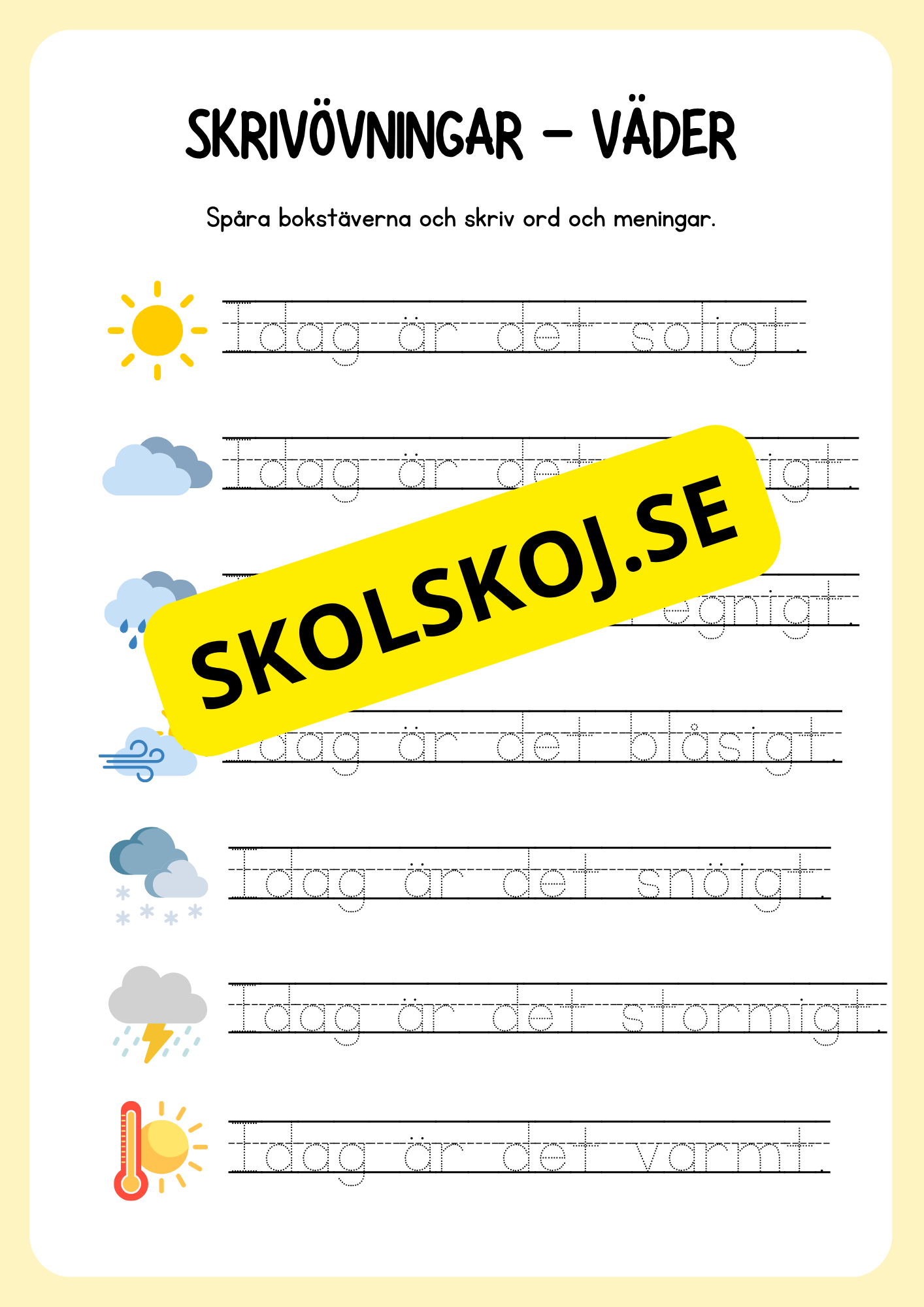 Skrivövningar