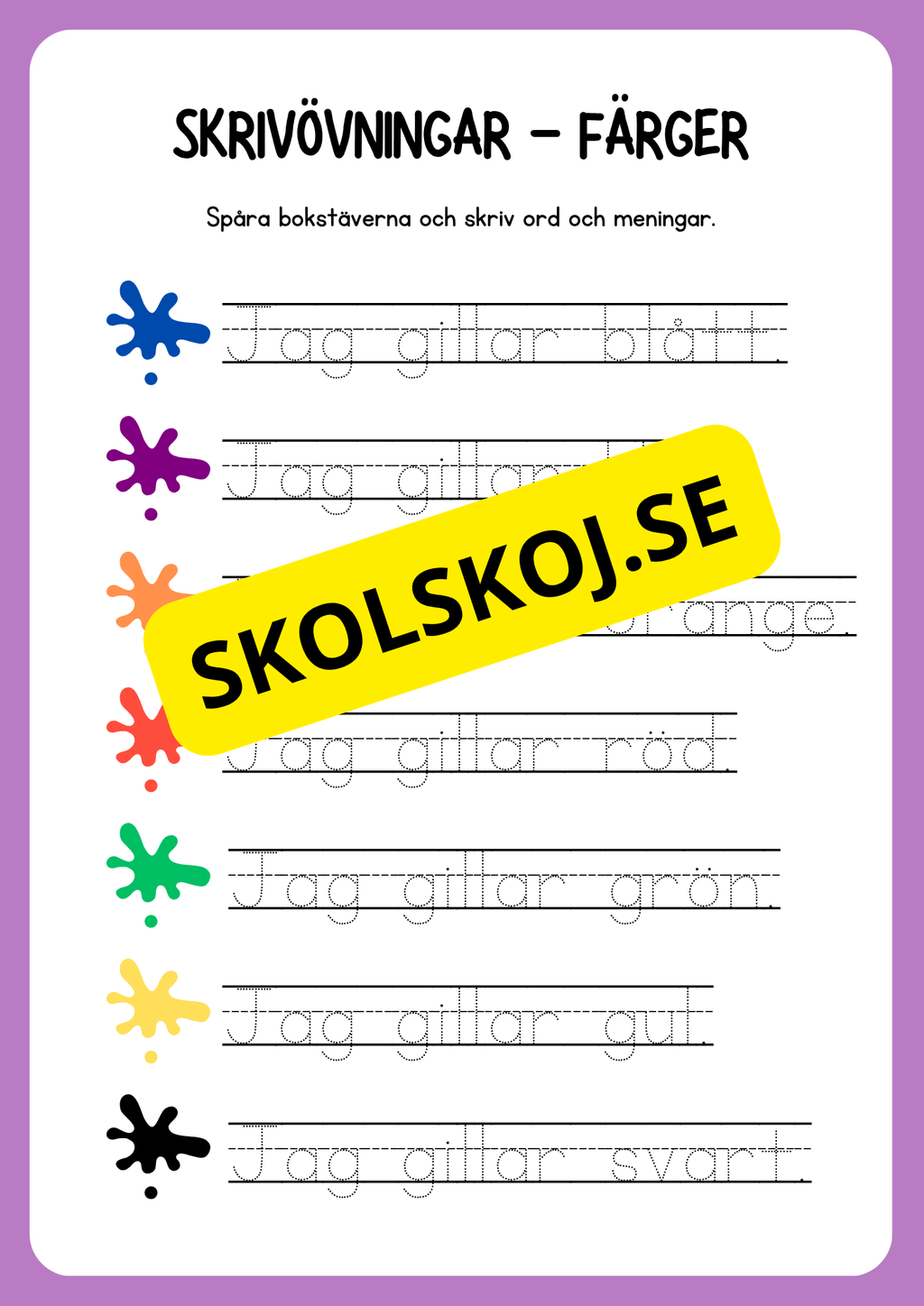 Skrivövningar